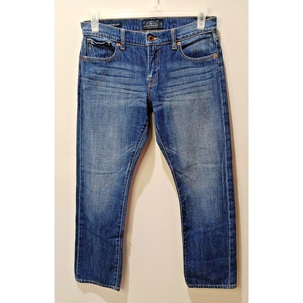 Lucky Brand Womens Jeans Sienna Weekend Crop Faded Blue Size 4/27